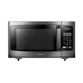 Toshiba 0.9 CU. FT. 900W Microwave Oven - Black Stainless Steel