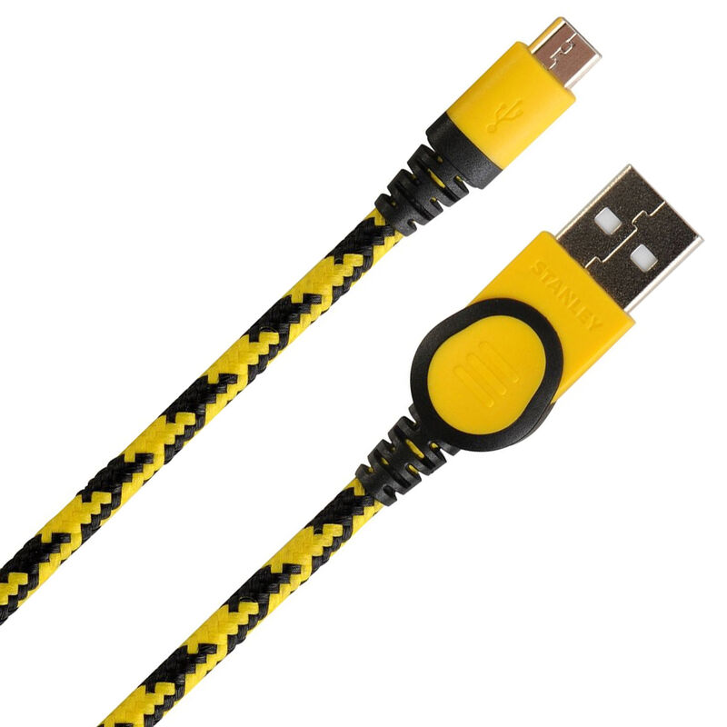 Stanley Braided Micro USB Cable, 10' image number 1