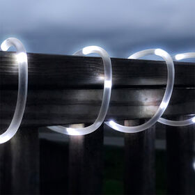 White LED Solar Rope Lights