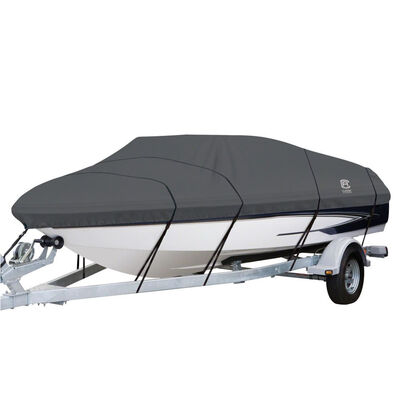 Classic Accessories StormPro Heavy-Duty Trailerable Boat Cover, Fits 22'-24'L, 116"W Boats