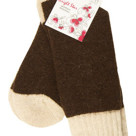 Bright Star Women&rsquo;s Solid-Toe Wool-Blend Sock