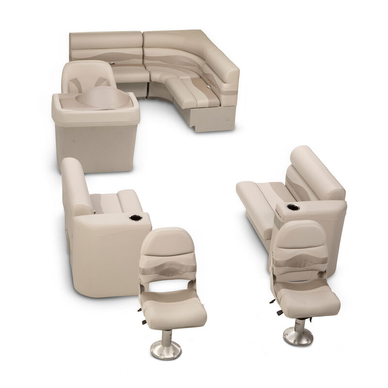 Taylor Made Platinum Series Pontoon Furniture Deluxe Fishing Set image number 1