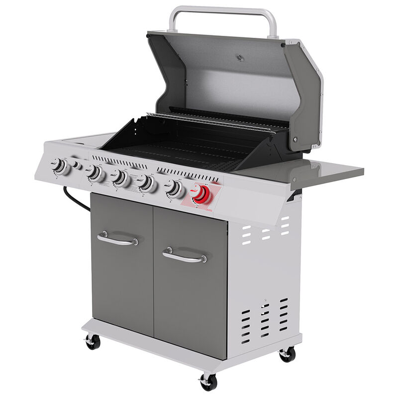 Royal Gourmet 5-Burner Propane Gas Grill with Side Burner and Sear Burner image number 9