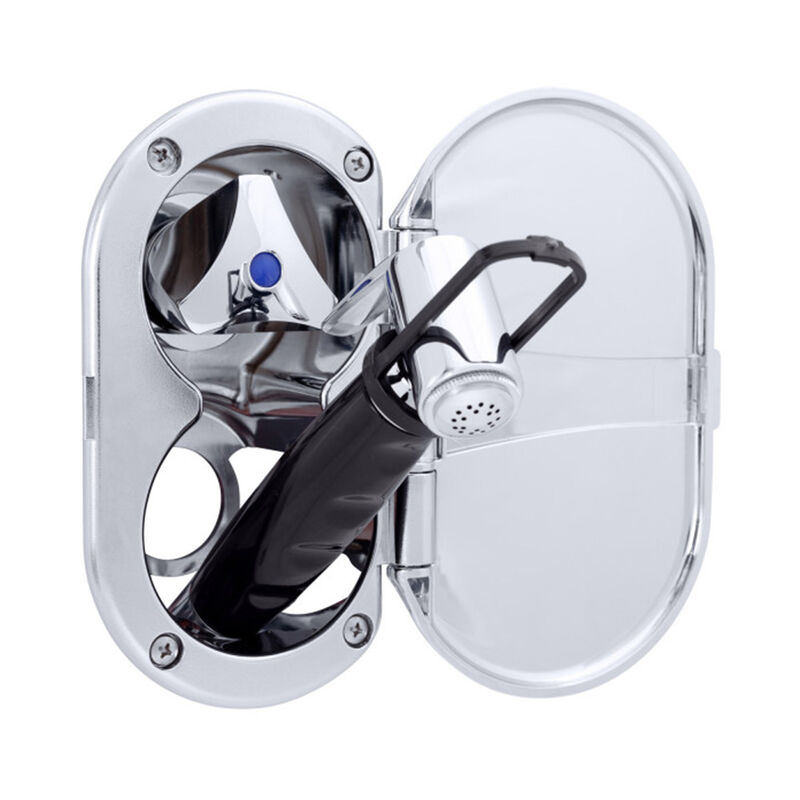 Ambassador Marine Trinidad Transom Shower, Cold Only, Hammer-Head Sprayer, Chrome/Black image number 3