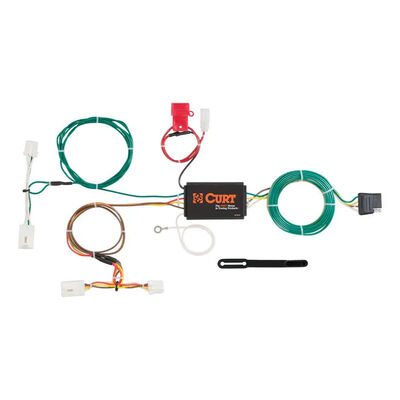 CURT 56267 Custom Wiring Harness, 4-Way Flat, Select Nissan Murano