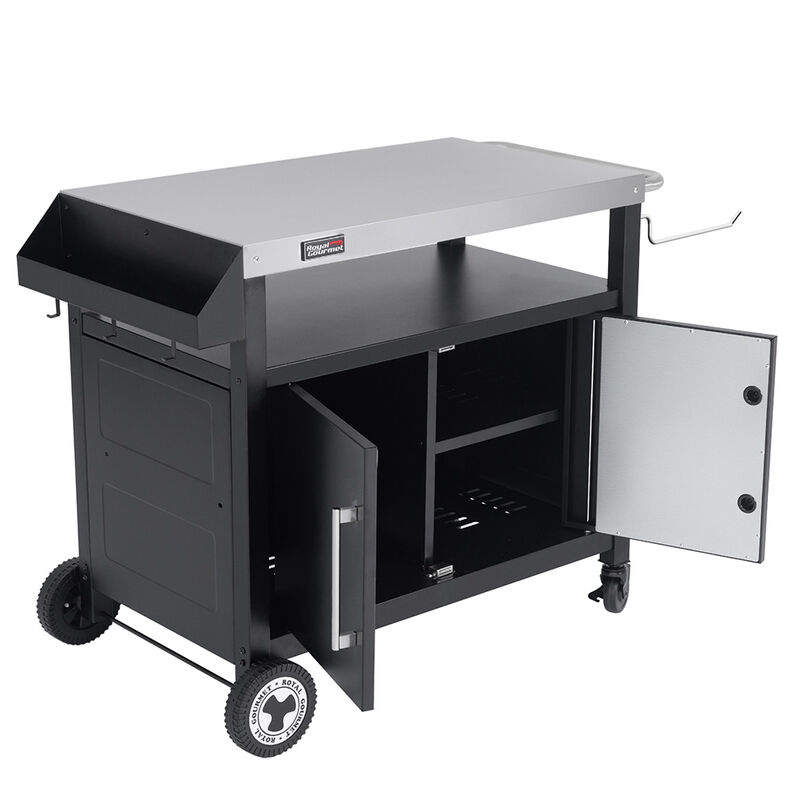 Royal Gourmet Movable Grill Prep Table with Storage image number 10