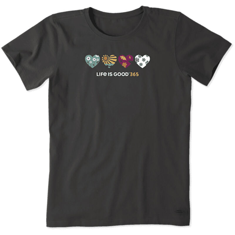 Life Is Good Women’s 365 Hearts Crusher T-Shirt image number 1