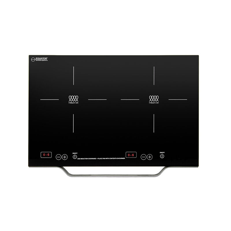 Equator PIC 200N Portable Dual Burner Induction Cooktop with Handle image number 1