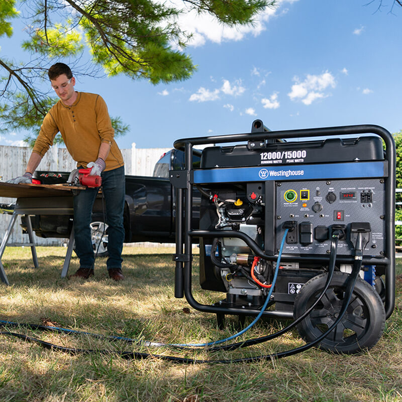 Westinghouse WGen12000 15,000/12,000 Watt Gas Portable Generator image number 7