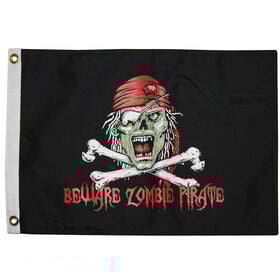 Beware Pirate Zombie, 12" x 18"
