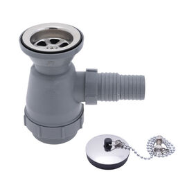 Ambassador Marine 2" Trap Drain with 1-1/4" and 1-1/2" Hose Barb