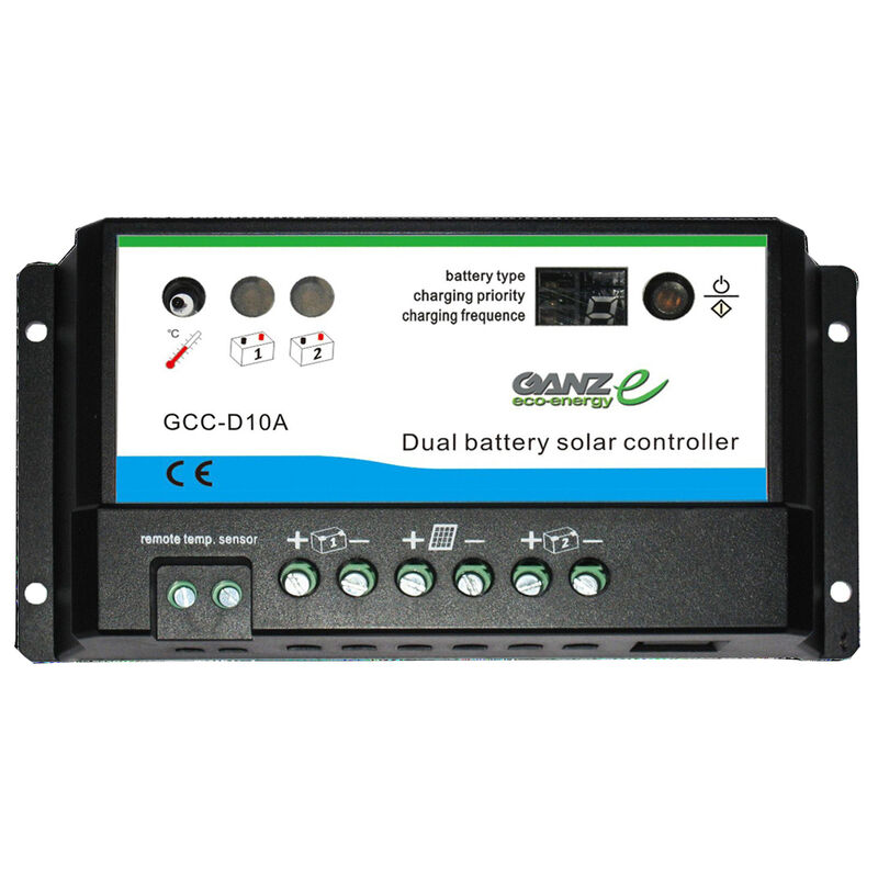 Ganz Eco-Energy 12/24V Dual Charge Controller image number 1