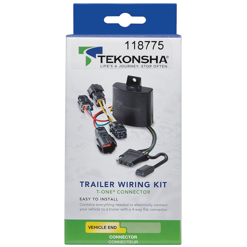 Tekonsha T-One T-Connector Custom Wiring Harness: Nissan Murano image number 3