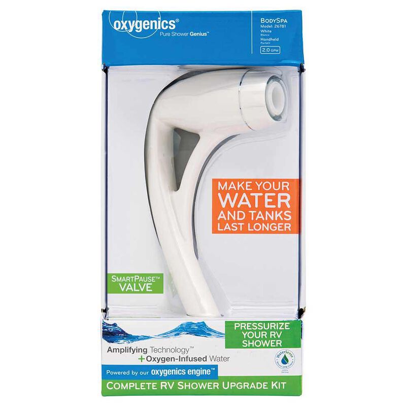 BodySpa Oxygenics RV Shower Head Kit, White image number 1