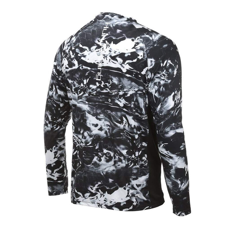 HUK Men’s Pursuit Camo Vented Long-Sleeve Tee image number 3