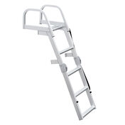 Whitecap 4-Step Folding Aluminum Pontoon & Dock Ladder