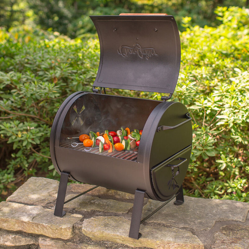 Char-Griller Side Fire Box / Tabletop Charcoal Grill, Wooden Handle image number 11