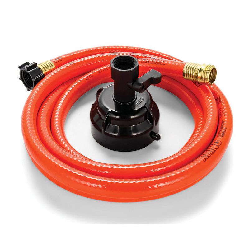 Camco RhinoFlex 10' Clean Out Hose with Rinser Cap image number 9