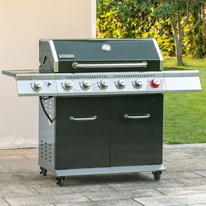 Royal Gourmet 6-Burner Propane Gas Grill with Side Burner and Sear Burner image number 12