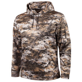 Huntworth Men's Performance Fleece Hoodie, Disruption Camo