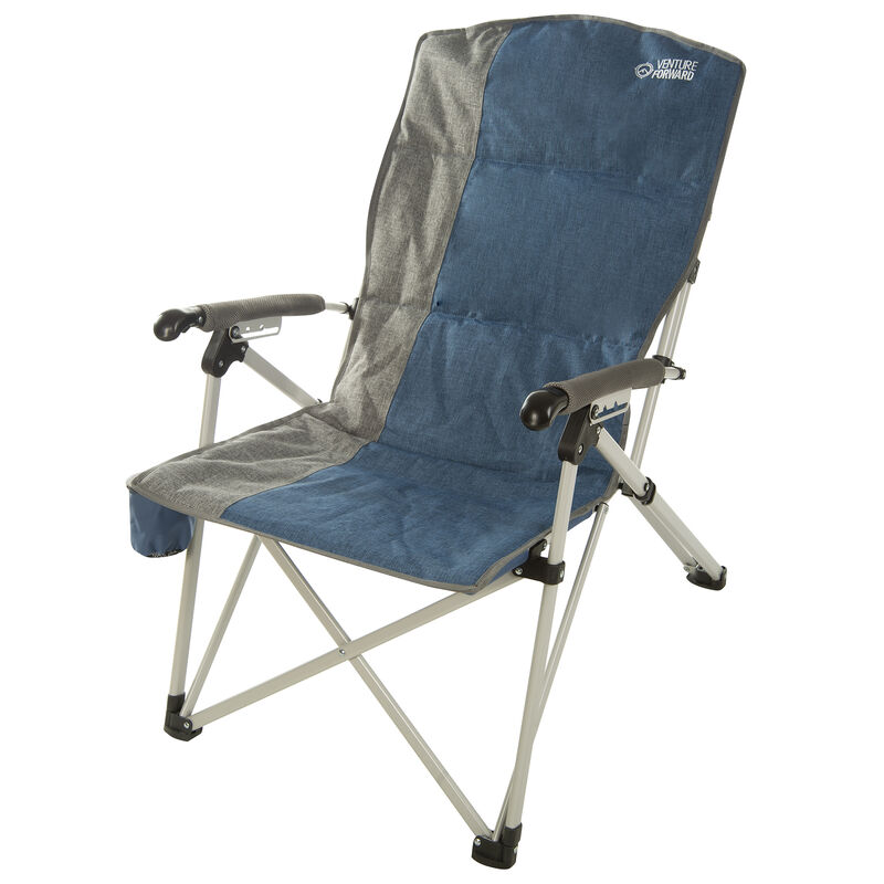 Venture Forward 3-Position Recliner, Blue/Gray image number 4