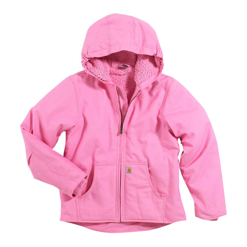 Carhartt Girl's Sherpa-Lined Redwood Jacket image number 1