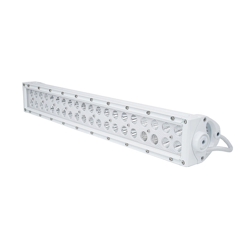 New - 20inch Marine Grade Dual Row Straight Light Bar with 120-Watt 40 x 3W High Intensity CREE LEDs image number 1