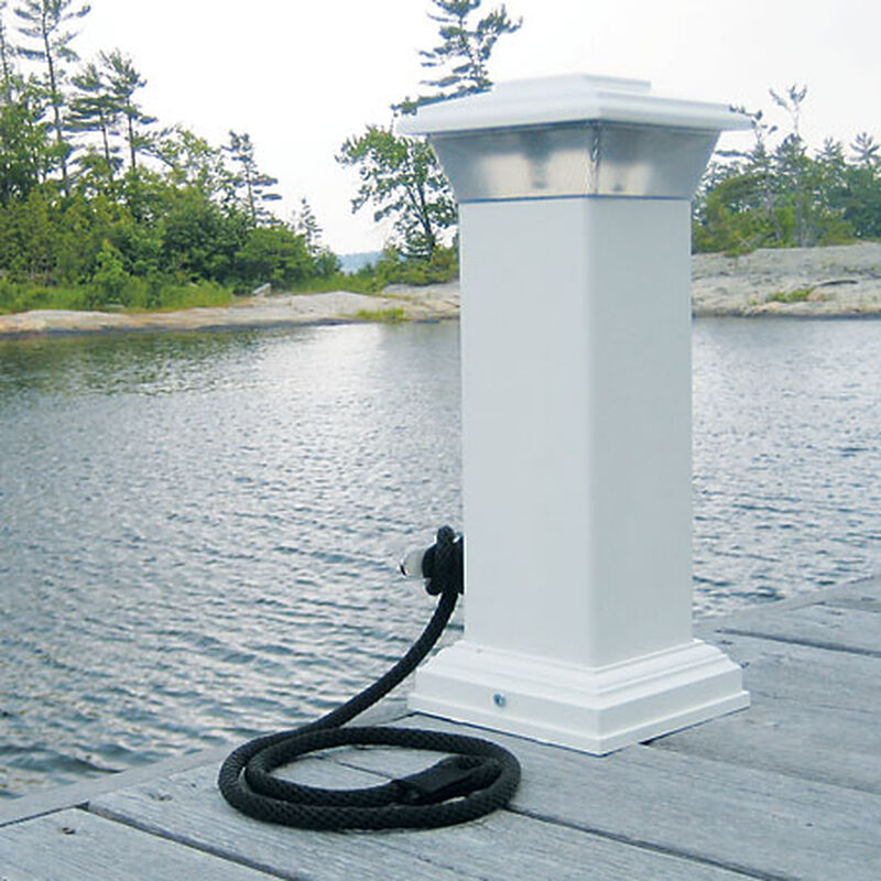 Dock Edge Solar Dock Light With Stainless Steel Cleat image number 3