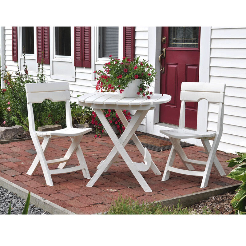 Quik-Fold Cafe Table, White image number 3