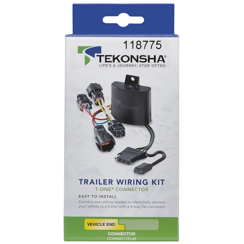 Tekonsha T-One T-Connector Custom Wiring Harness: Nissan Murano image number 2