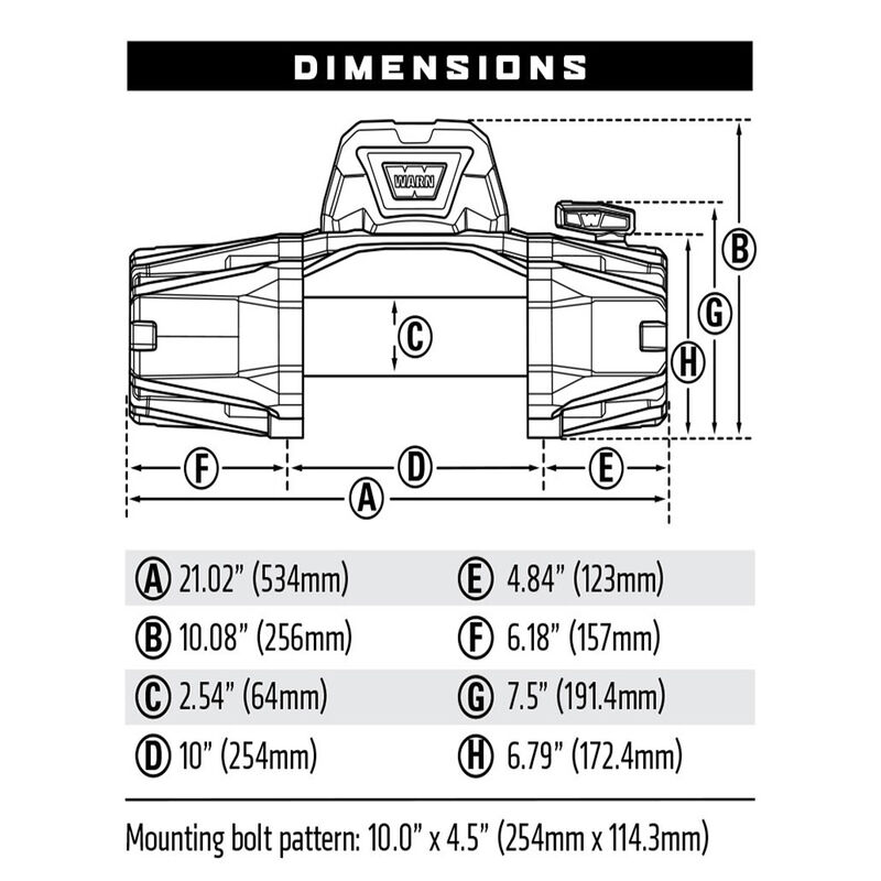 WARN 103252 VR EVO 10 Winch image number 5
