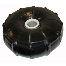 Dock Post Wheel Black 14" 
