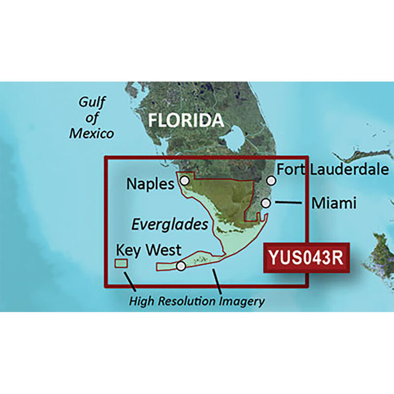 Garmin BlueChart g2 HD Cartography, Florida Everglades/Keys image number 1