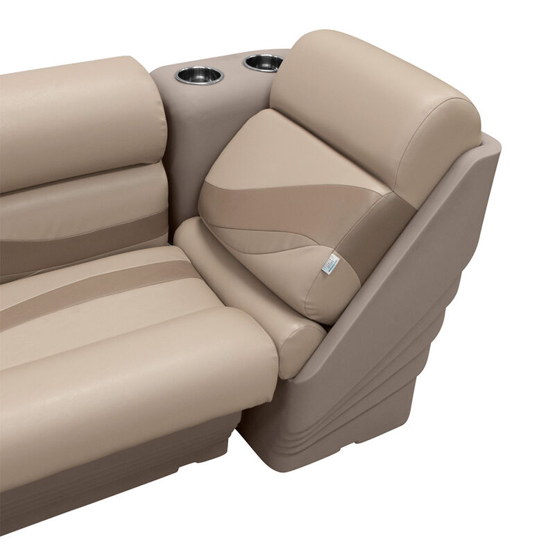 Wise Premier Pontoon Boat Seat Lean-Back Lounge, Left Side image number 4