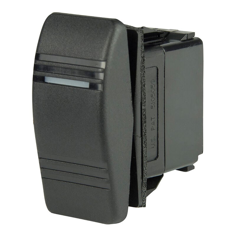 BEP SPDT Contura Switch, On/Off/(On), 1 LED image number 1