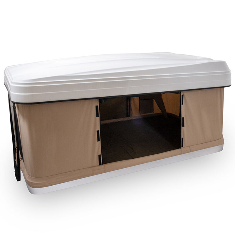 Trustmade Hard Shell Rooftop Tent, White Shell / Beige Tent image number 5