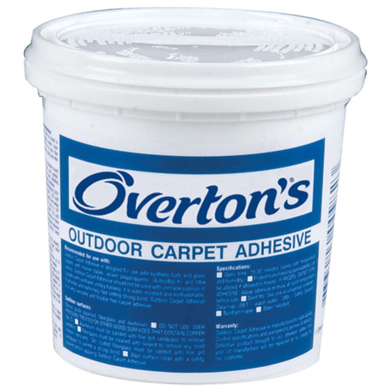 Overtons Indoor/Outdoor Do-It-Yourself Carpet Adhesive qt.
