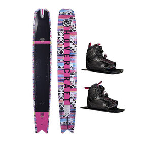 HO Hovercraft Pink Waterski with Double Stance 110 Boots