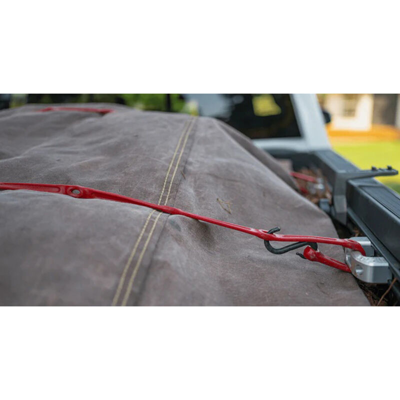 The Perfect Bungee 48" Adjust-A-Strap Adjustable Bungee Strap, Red, 2-Pack image number 2
