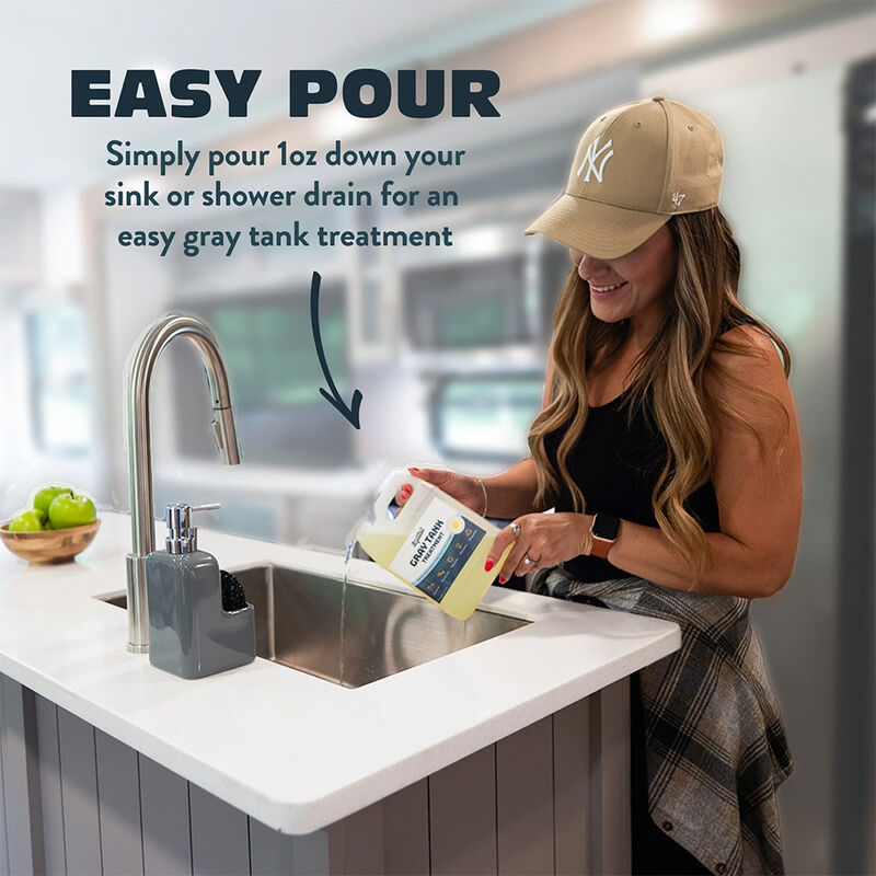 Liquified RV Gray Tank Treatment, Lemon Scent, 32 oz. image number 6