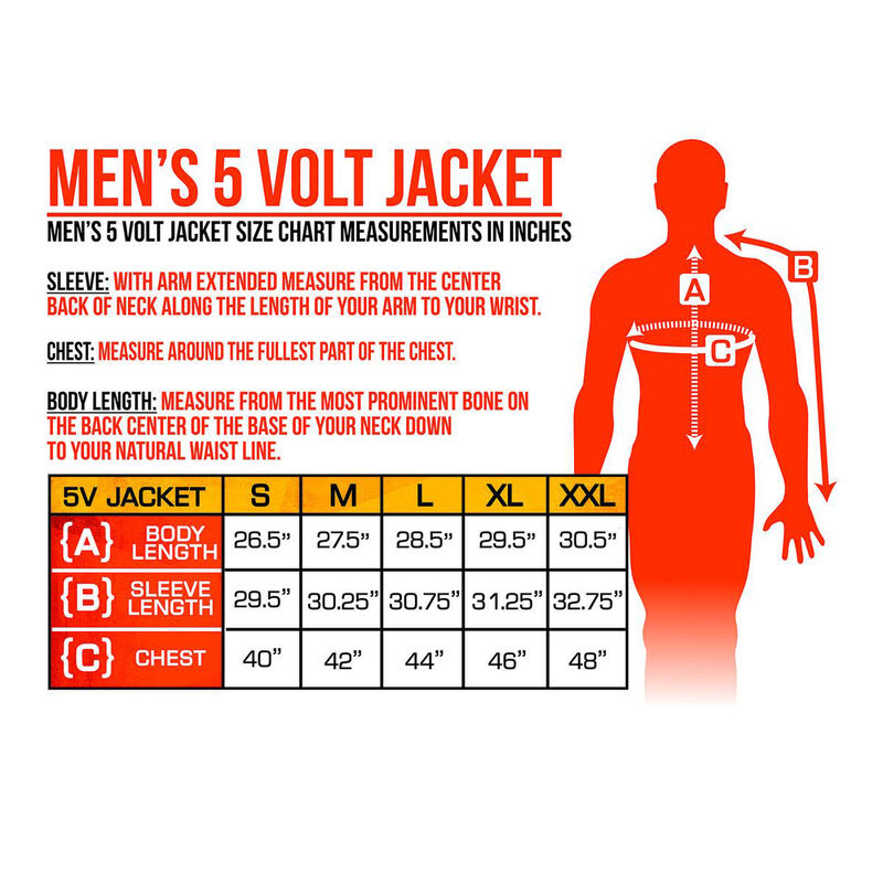Temp360 Men's 5V Battery Heated Jacket image number 5