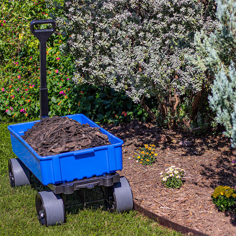 Mighty Max Cart Collapsible Utility Dolly Cart, Blue Tub image number 7