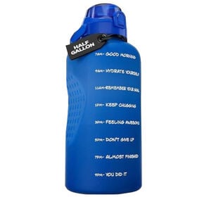 Elkay Home Blue 64oz Motivational Water Bottle