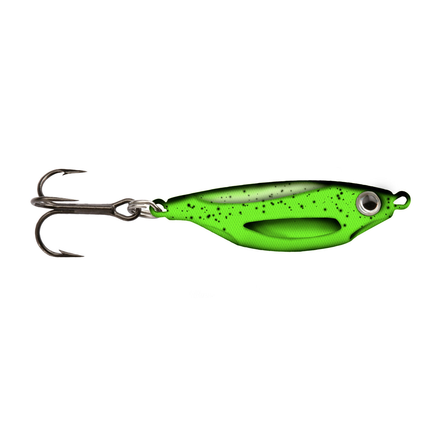 VMC Tingler Spoon 1/8oz Glow Green Fire UV • Price