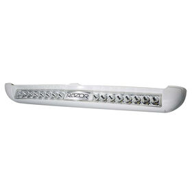 Lumitec Razor Light Bar - Spot - White Housing w/ Inverted Logo Flush Mount