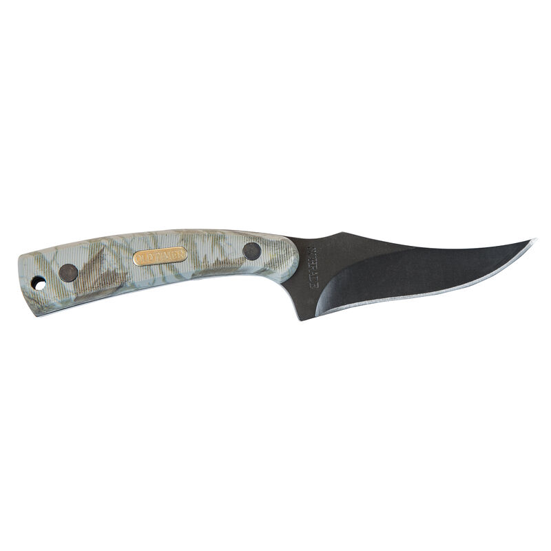 Old Timer Snowblind Camo Sharpfinger Fixed Knife image number 1