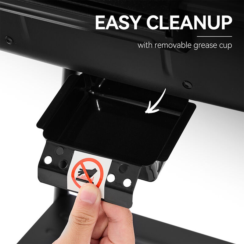 Royal Gourmet Portable 2-Burner Gas Grill w/ Stand & Shelf image number 8