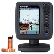 Furuno FCV627 5.7" Color Fishfinder With Thru-Hull Triducer And Fairing Block