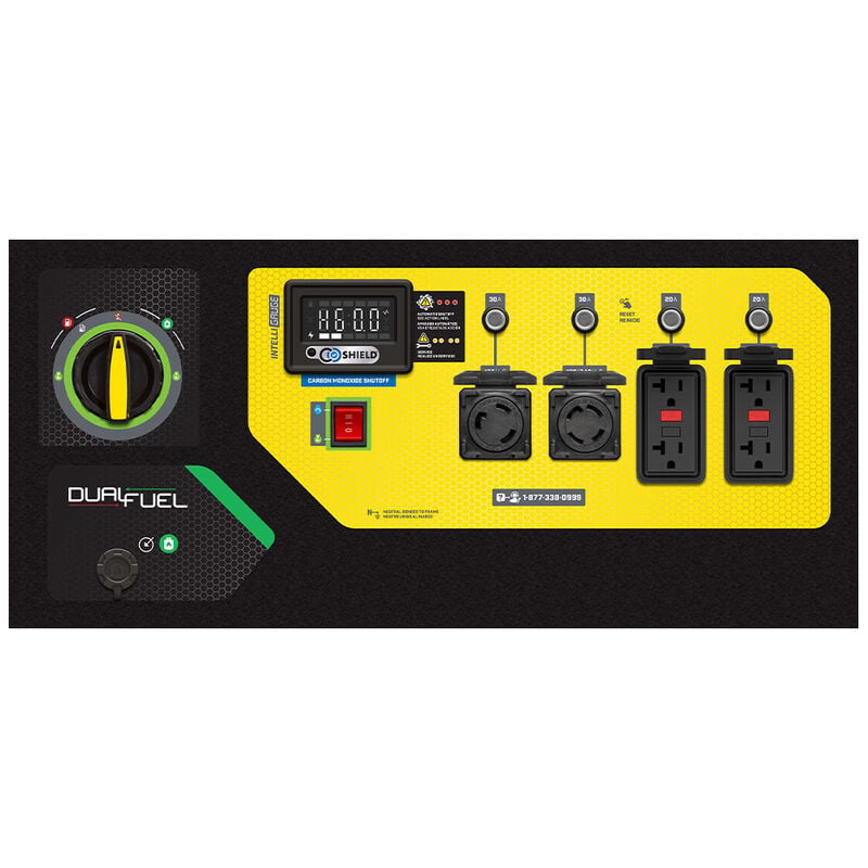 Champion 7500-Watt Dual Fuel Portable Generator with CO Shield image number 5