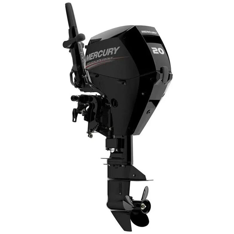 Mercury 20hp EFI Tiller FourStroke Outboard Motor - 20" Shaft, Power Tilt, Electric Start w/ Manual Backup